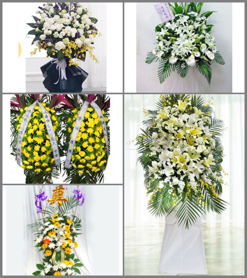 广西梧州龙圩区龙圩镇白事花篮预定